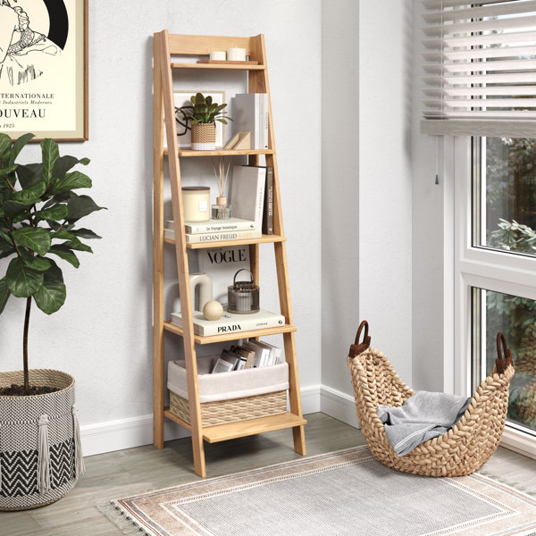 Nursery store ladder bookshelf